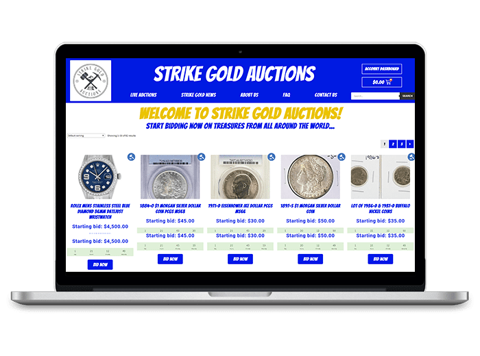STRIKE GOLD AUCTIONS