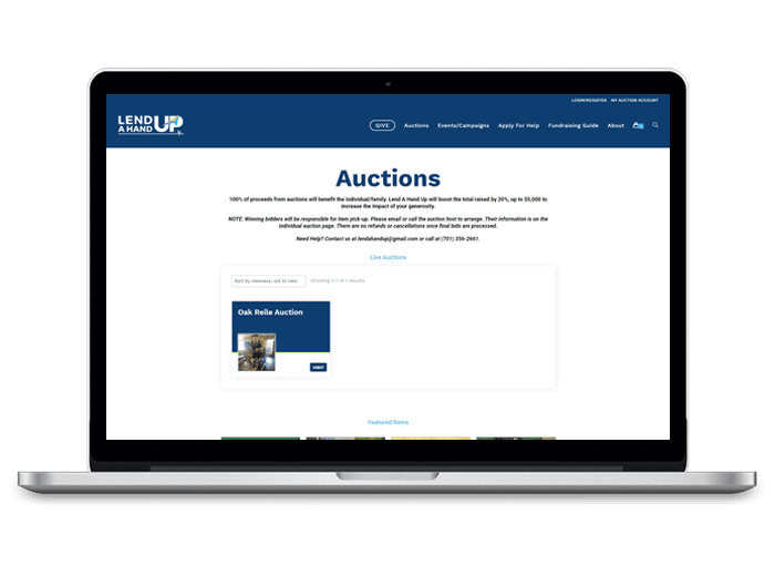 Lend A Hand Up Auctions